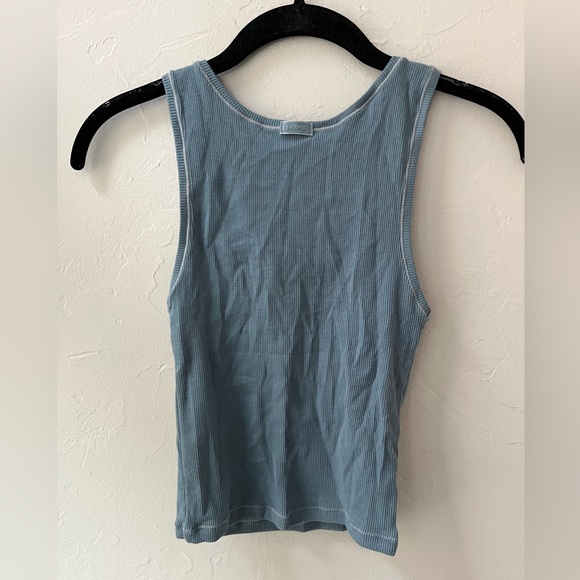 🦋SKIMS COTTON RIBBED TANK TOP IN KYANITE XXS XS S - Picture 5 of 5